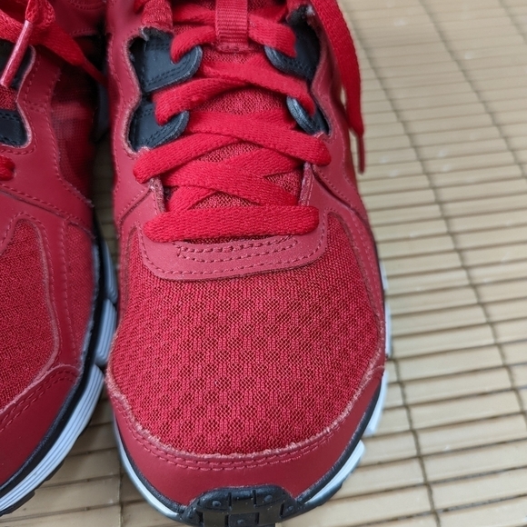 Nike Mens Dual Fusion ST 2 Running Shoes Red 454242-610 Lace Up Low Top sz 9.  3 - Picture 5 of 11